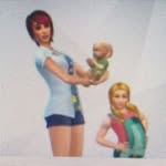 Violet & Paige - @elmoresims - Instagram