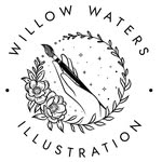 Watercolor Art by Kathy W - @willow_waters_illustration - Instagram