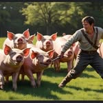 PIG WRANGLER - @zachkaplan__ - Instagram